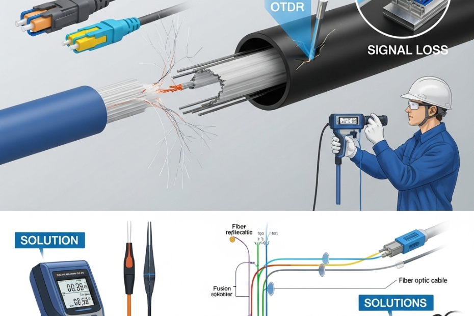 Fiber Kablo Sinyal Kaybı Çözümü 10 Fiber Kablo Sinyal Kaybı Çözümü
