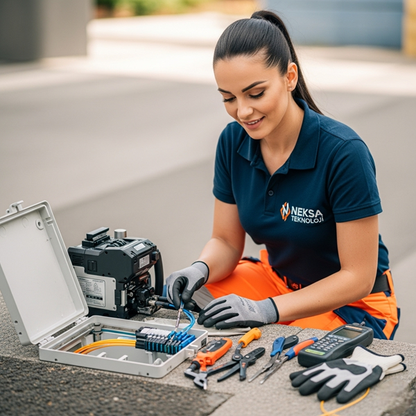 Fiber Kablo Ek Yapma 9 Fiber Kablo Ek Yapma